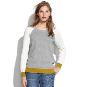 Madewell Wafflestitch Colorblock Sweater